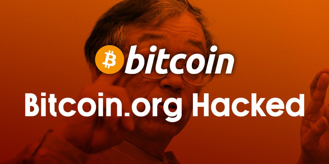 中本聰創立的 Bitcoin.org 網站被駭！跳出「比特幣雙倍放送」詐騙訊息