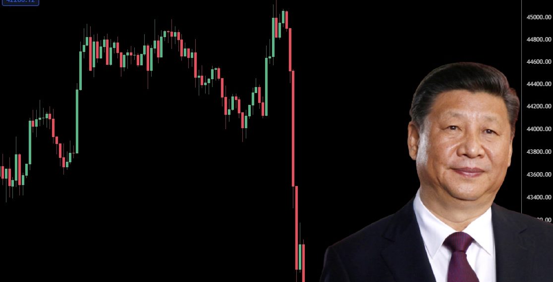 中國央行突發難 : 境外交易所服務中國也算非法金融活動、虛擬貨幣不具法償性；BTC ETH急挫7%