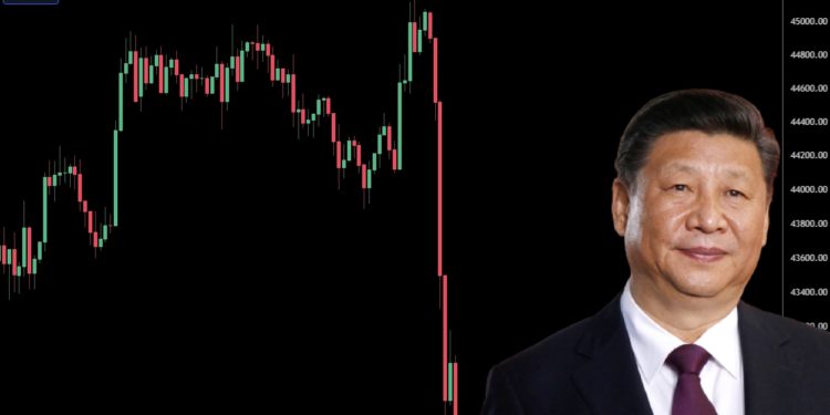 中國央行突發難 : 境外交易所服務中國也算非法金融活動、虛擬貨幣不具法償性；BTC ETH急挫7%