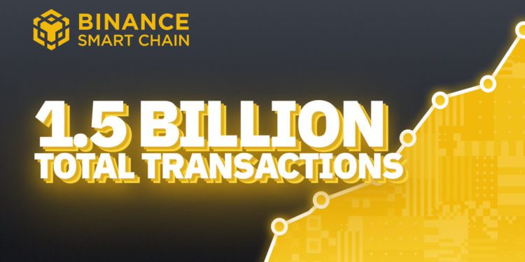 BSC｜幣安智能鏈總交易次數超過 15 億筆，挑戰以太坊 DeFi 王位