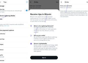 Twitter支持閃電網路｜正在 Android 系統上測試「比特幣小費抖內」功能