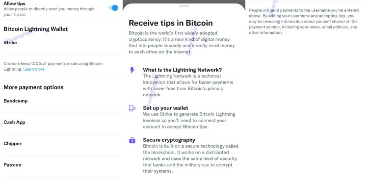 Twitter支持閃電網路｜正在 Android 系統上測試「比特幣小費抖內」功能