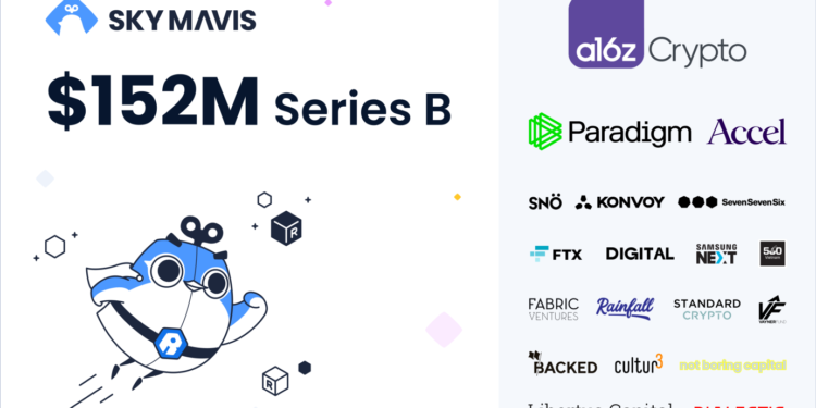 a16z 領投！Axie Infinity母公司獲1.52億美元B輪投資，估值達30億美元