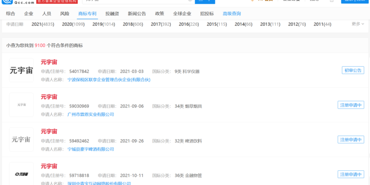 中國瘋註冊元宇宙商標，小米、字節跳動組合搶光！發改委徵詢「挖礦整治」意見
