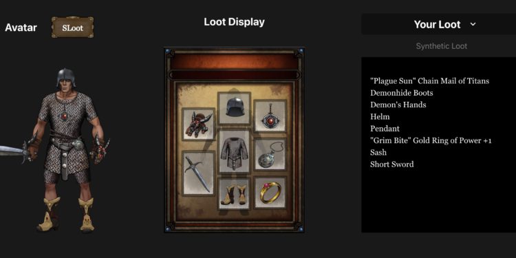 為你的 Loot 創造酷炫角色造型！Amber推出免費視覺化工具「Loot Swag」