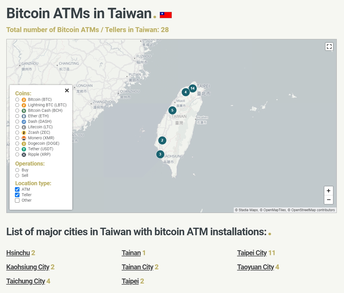 政府驚現台灣有多台比特幣ATM！ 金管會：將約詢16家業者，落實反洗錢| 動區動趨-最具影響力的區塊鏈新聞媒體