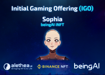 幣安推首個人工智慧 IGO ：Sophia AI 機器人將拍賣100款「Sophia beingAI」NFT