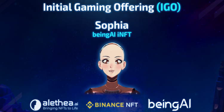 幣安推首個人工智慧 IGO ：Sophia AI 機器人將拍賣100款「Sophia beingAI」NFT