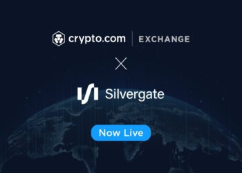 Crypto.com合作 Silvergate 銀行，提供機構全天候美元出入金、免手續費