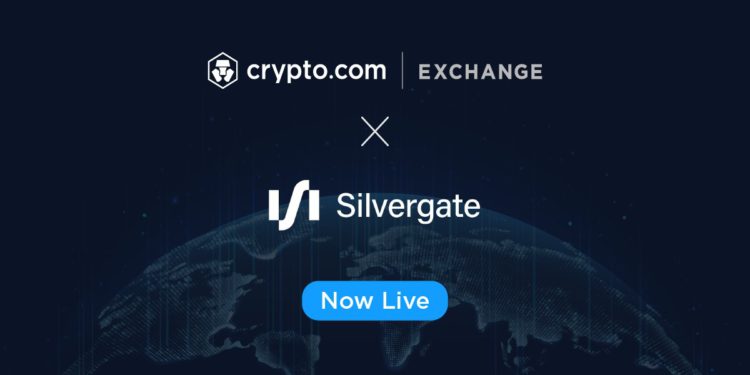 FFceaUracAAyJJz | 動區動趨-最具影響力的區塊鏈新聞媒體 Crypto.com合作 Silvergate 銀行,提供機構全天候美元出入金、免手續費