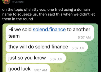 不給投就搗蛋？Solend創辦人驚爆遇「狗屎VC」：AU21資本曾以域名相要脅