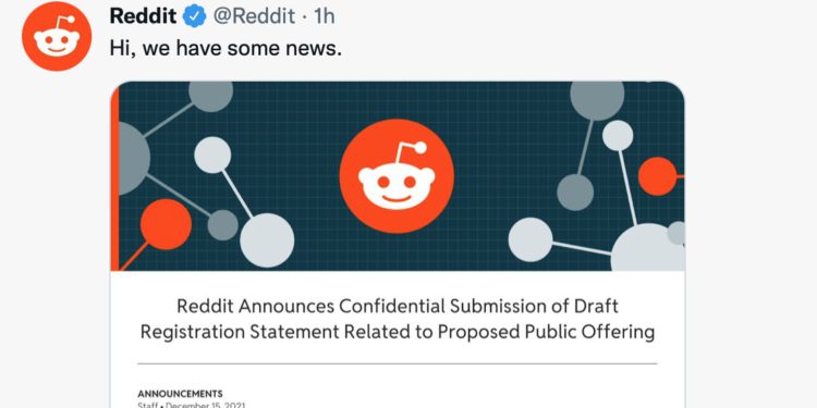 鄉民集散地「Reddit」要 IPO 了！估值預期將超過 150 億美元