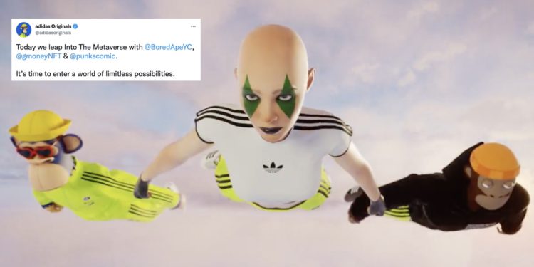 形象片釋出！Adidas正式組軍無聊猿、G-Money、Punks Comic飛入元宇宙