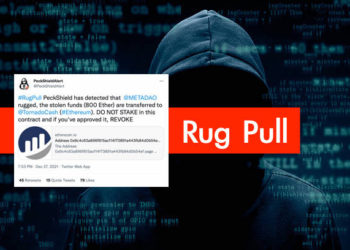 又是 Rug Pull 軟地毯騙局！MetaDAO成功捲款 320 萬美元以太幣