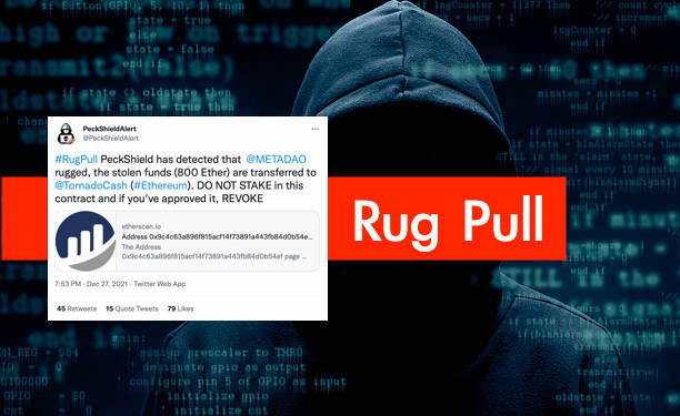 又是 Rug Pull 軟地毯騙局！MetaDAO成功捲款 320 萬美元以太幣