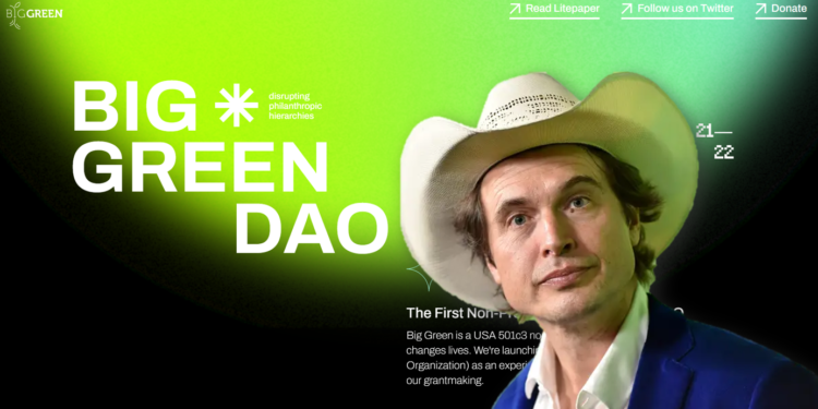 方舟女股神力挺「馬斯克親弟」，全美首個慈善 DAO Big Green 正式開放申請