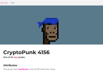 2,500 以太坊售出稀有 CryptoPunk #4156，創第二高美元銷售金額