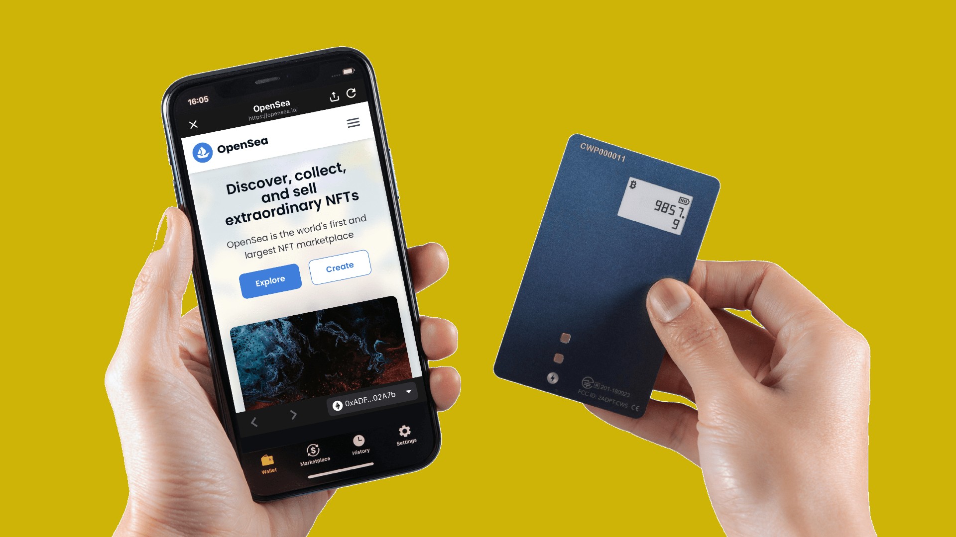 NFT全功能一卡搞定｜CoolWallet Pro支援一鍵進入OpenSea Rarible；攜手女優推聯名NFT |  動區動趨-最具影響力的區塊鏈新聞媒體