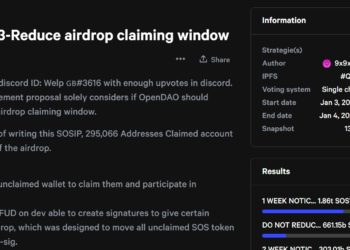 SOS空投18%沒人領，OpenDAO發起最新提案決定代幣流向