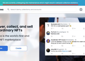 世界NFT交易中心「OpenSea」再傳當機！網站維護已超 12 小時