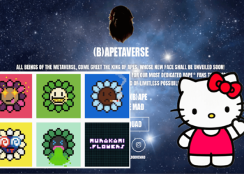 NFT連擊 | 村上隆微笑小花2月重啟、潮牌BAPE首發1萬個創「猿宇宙」、Hello Kitty進軍元宇宙