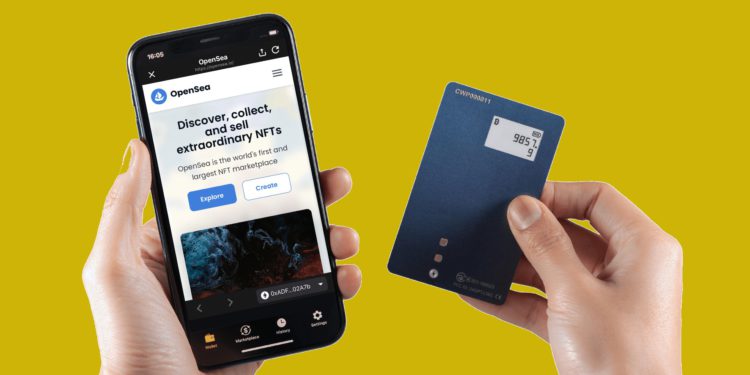 NFT全功能一卡搞定｜CoolWallet Pro支援一鍵進入OpenSea Rarible；攜手女優推聯名NFT