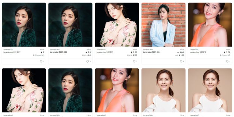 台灣女演員｜任容萱發行 LoreneDAO 系列 NFT，地板價漲超30倍、社群卻產生爭議