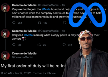 史努比狗狗加入 Meta 董事會？NFT收藏家 Cozomo 推文 : 將協助祖克柏進入下個篇章