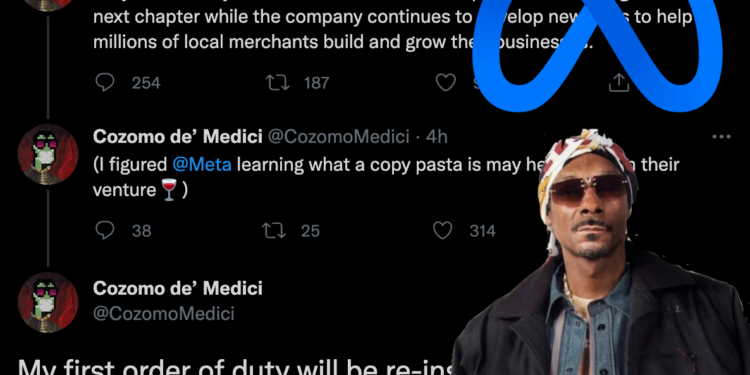 史努比狗狗加入 Meta 董事會？NFT收藏家 Cozomo 推文 : 將協助祖克柏進入下個篇章