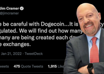華爾街狂人 | Jim Cramer 警告狗狗幣是「證券」將受 SEC 監管，發言遭砲轟