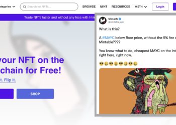 NFT賣場 Mintable 對OpenSea發起「吸血鬼攻擊」！搬磚可秒賺數顆 ETH