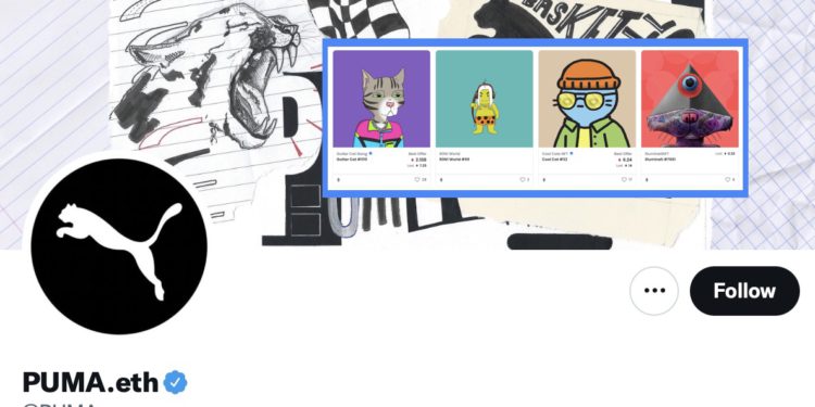 PUMA推特改名PUMA.eth！收藏多項貓系NFT；史努比狗狗 Avatars 聯名 The Sandbox 明天發售