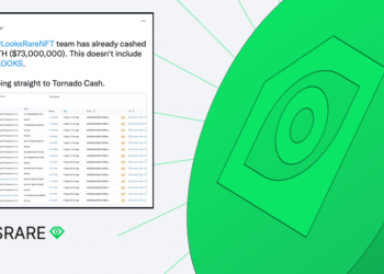 「賺 WETH 從來不是秘密」LooksRare回應套現 7 千萬質疑：團隊付出大量時間和成本