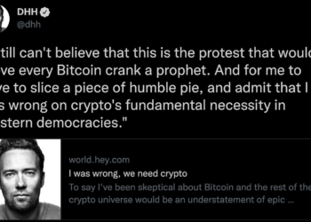 Ruby on Rails創辦人：我錯了，我們需要比特幣；自託管錢包 Nunchuk 拒加拿大法院「凍結要求」