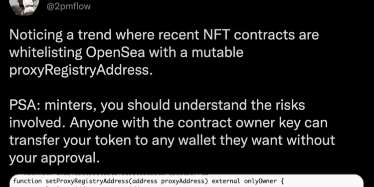 NFT | Azuki共同創辦人：OpenSea白名單合約有漏洞；任天堂總裁：我們對NFT、元宇宙很感興趣