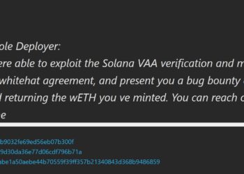 Solana出大事！跨鏈橋Wormhole遭駭3.2億鎂WETH，官方提供駭客「1000萬鎂獎金」籲其歸還