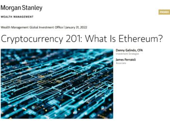 摩根士丹利：智能合約市場競爭激烈，以太坊恐被更快、更便宜的競品取代