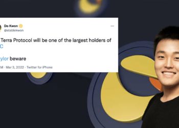 創辦人Do Kwon：Terra將成BTC最大持有者之一；TVL 230億鎂寫新高、LUNA兩週暴漲100%