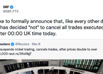「妖鎳」單日暴漲 111% 上演史詩級軋空，LME 急喊暫停；SBF：是 FTX 就不會取消任何交易