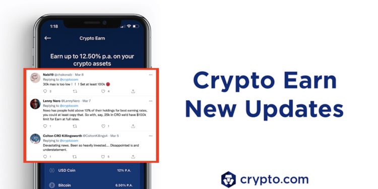 Crypto.com 公告下月起超 3 萬鎂資金「利率砍半」； 引社群砲轟後下架