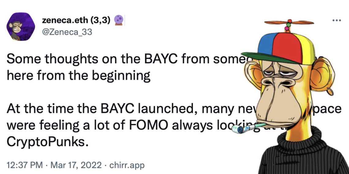 「我懷念過去的美好時光」BAYC早期投資者的自白：無聊猿非一帆風順，0.08 ETH 1週才鑄完、失敗者氛圍