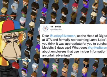 內線交易？彭博 : Yuga Labs併購公告前，有人大量掃貨Meetbits；BAYC近歷史高點