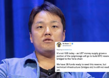 Terra 創辦人：已爲「百億比特幣儲備」籌集 22 億美元；或保留部分 UST 鑄幣稅