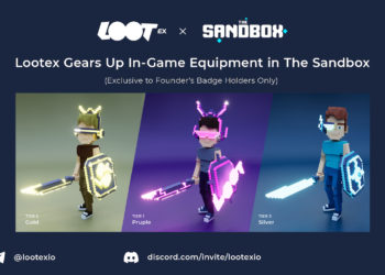 元宇宙虛擬替身來了，Lootex 為 Founder’s Badge 持有者訂做 The Sandbox 裝備