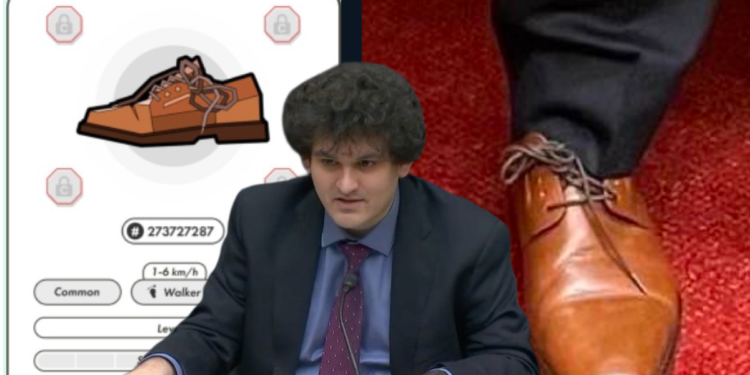 鞋帶綁法神還原！STEPN 推特秀 「SBF 聽證會同款」NFT 虛擬皮鞋