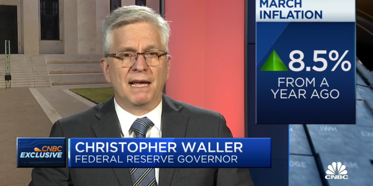 | 動區動趨-最具影響力的區塊鏈新聞媒體 聯準會理事沃勒:需加快升息控制通膨,支持6、7月分別再升息2碼