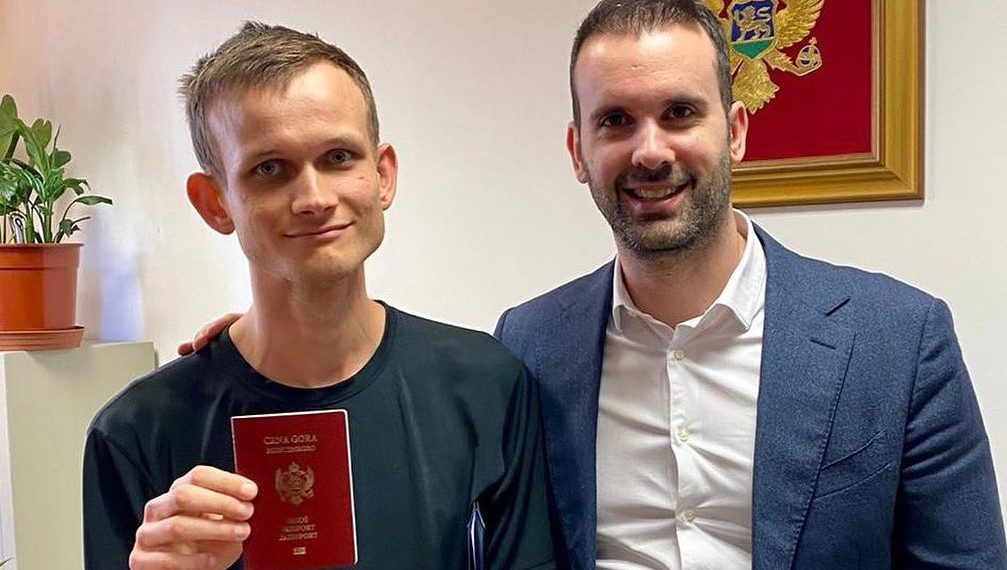 Vitalik 獲歐洲國家「蒙特內哥羅」公民身份，將協助制定加密貨幣監管框架