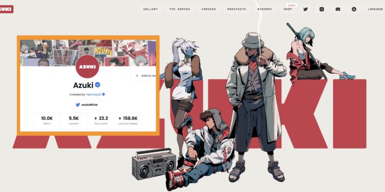Azuki 地板價破新高達 23 ETH！空投 “Something” NFT 一度擠下BAYC居Opensea榜首