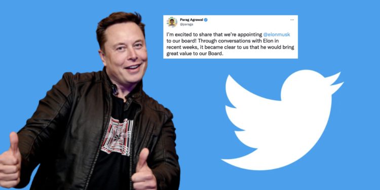 馬斯克加入推特董事會！宣布將為 Twitter「帶來重大改進」