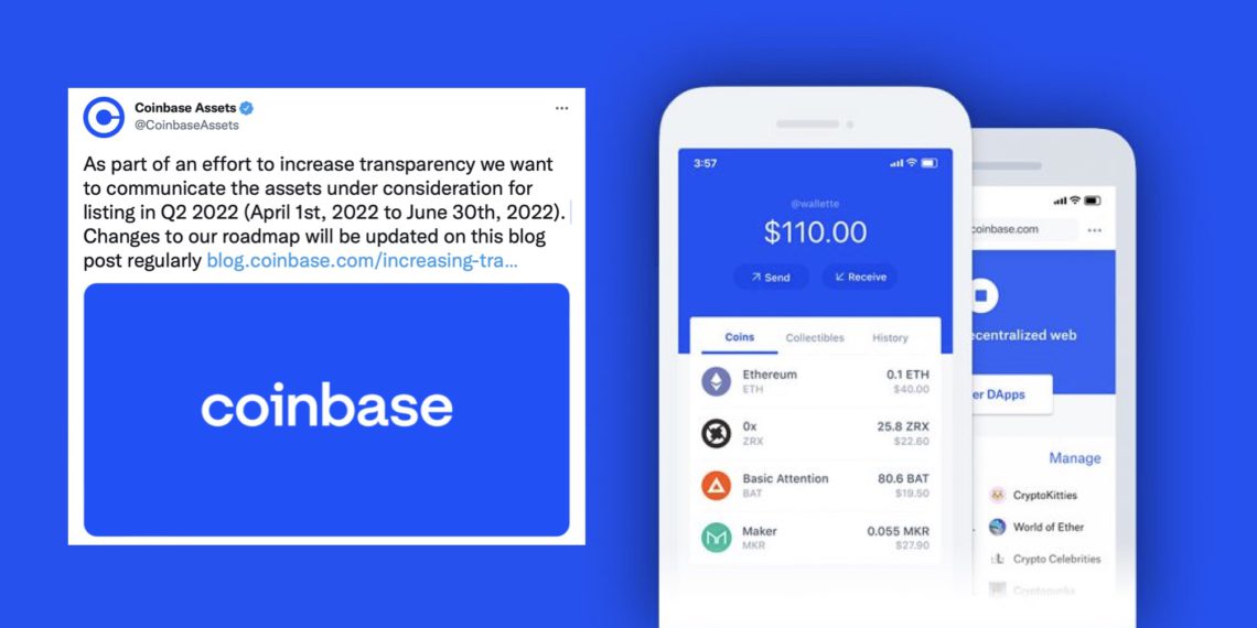Xnip2022-04-13_10-59-52 | 動區動趨-最具影響力的區塊鏈新聞媒體 Coinbase發布50項考慮上架清單 : BIT、C98、GST上榜;網諷垃圾幣氾濫